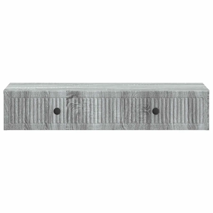 Table d'appoint murale Sonoma gris 87,5 x 34,5 x 17 cm - 5