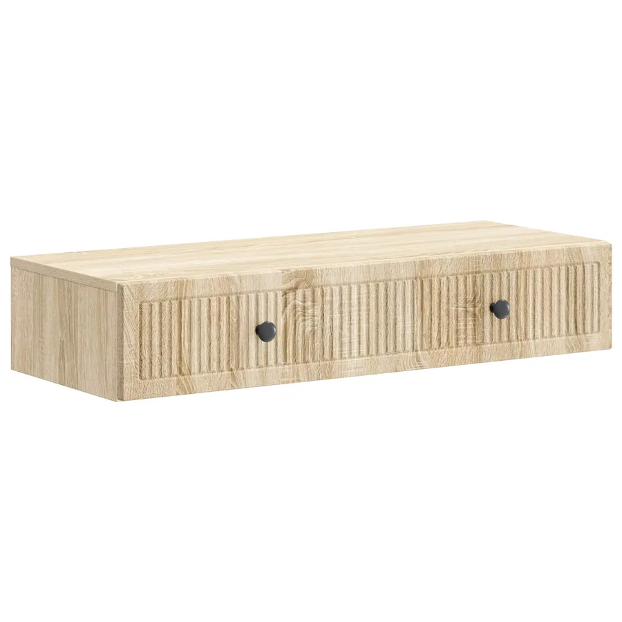 Table d'appoint murale Chêne Sonoma 87,5 x 34,5 x 17 cm - 2