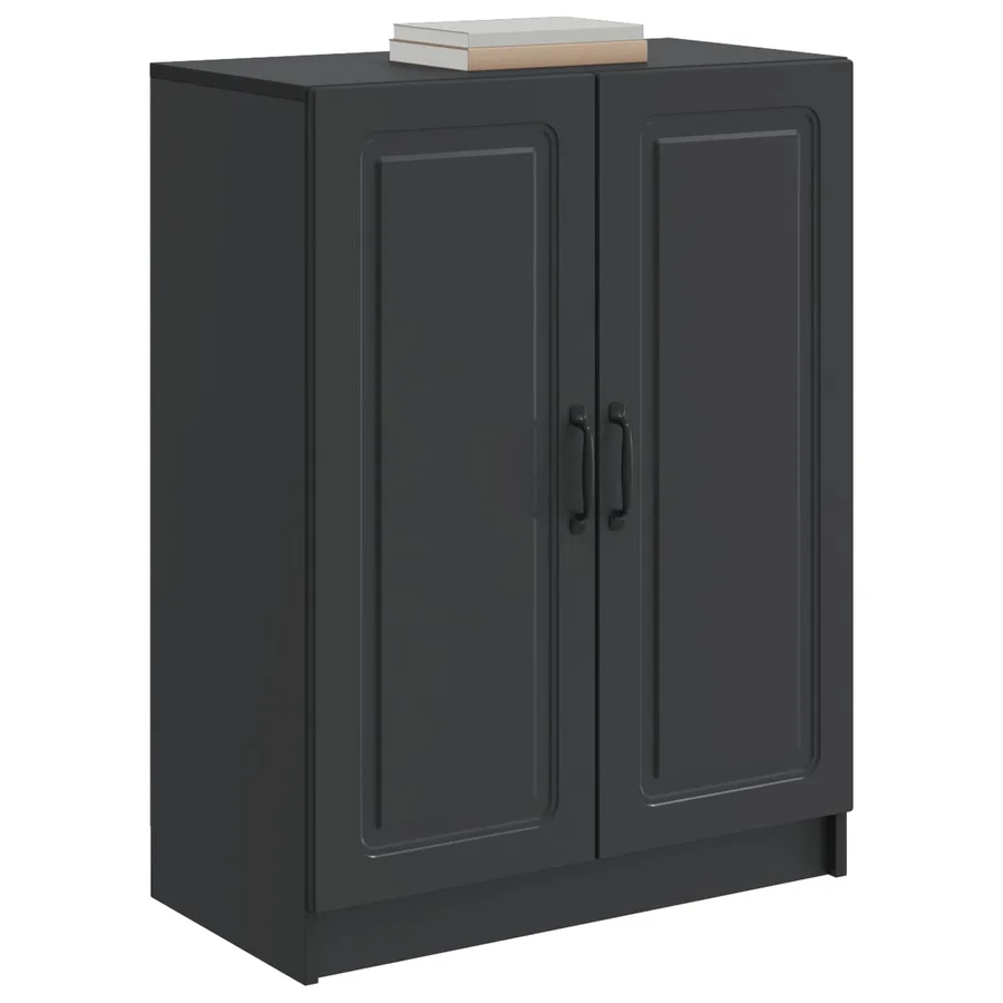 Buffet Noir 66 x 34,5 x 87 cm Bois d'ingénierie - 3