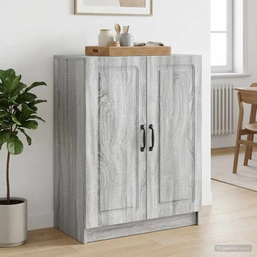 Buffet Sonoma gris 66 x 34,5 x 87 cm Bois d'ingénierie