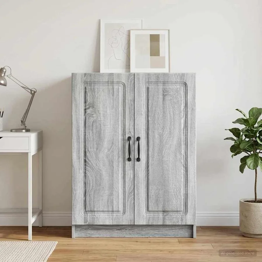 Buffet Sonoma gris 66 x 34,5 x 87 cm Bois d'ingénierie - 4