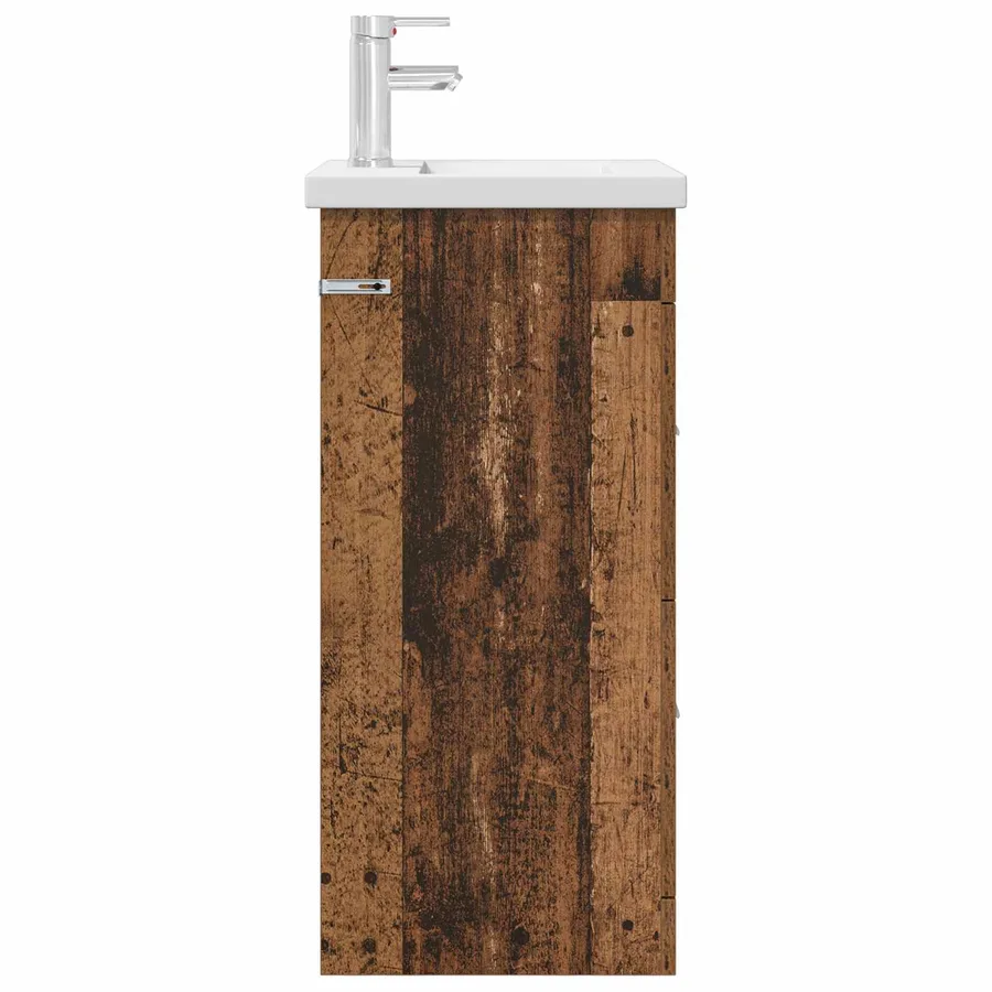 Meuble de salle de bain avec évier Bois ancien - 4