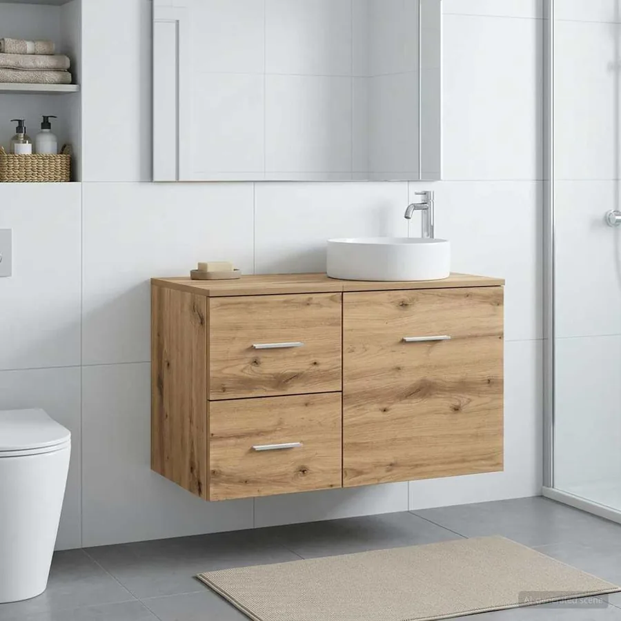 Meuble de Salle de Bain In-between Bois ancien