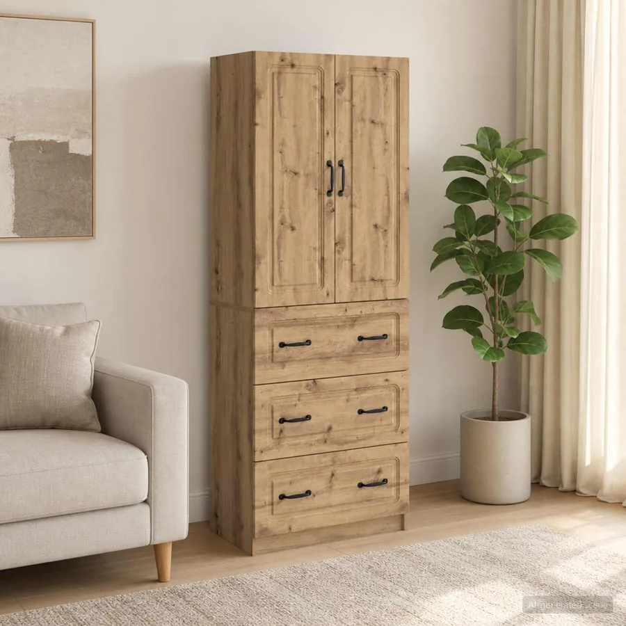 Ensemble de Meubles 2 pc 66 x 34,5 x 87 cm Bois d'ingénierie