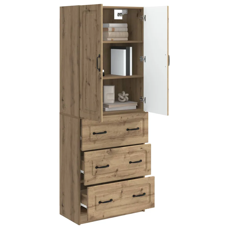 Ensemble de Meubles 2 pc 66 x 34,5 x 87 cm Bois d'ingénierie - 3