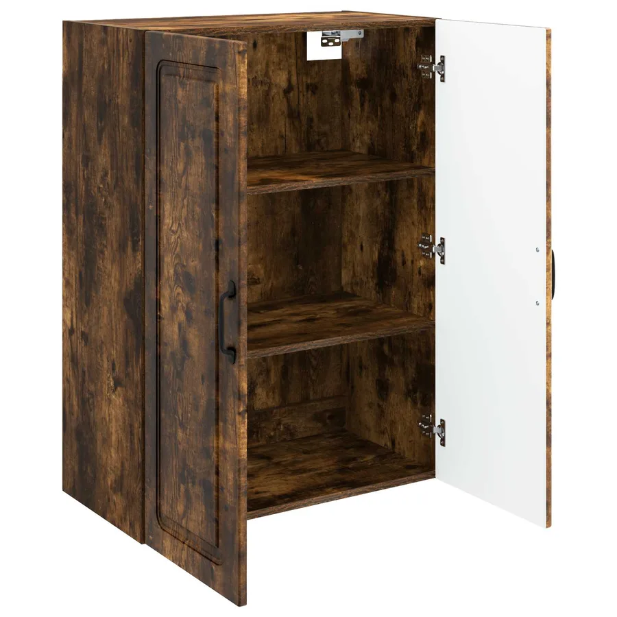 Armoire Murale Chêne fumé 66 x 34,5 x 90 cm Bois d'ingénierie - 3