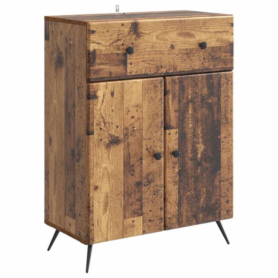 Buffet Bois ancien 66 x 34,5 x 90 cm Bois d'ingénierie - 2