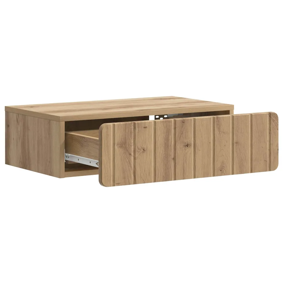 Table d'appoint murale 59 x 34,5 x 17 cm Bois d'ingénierie - 4
