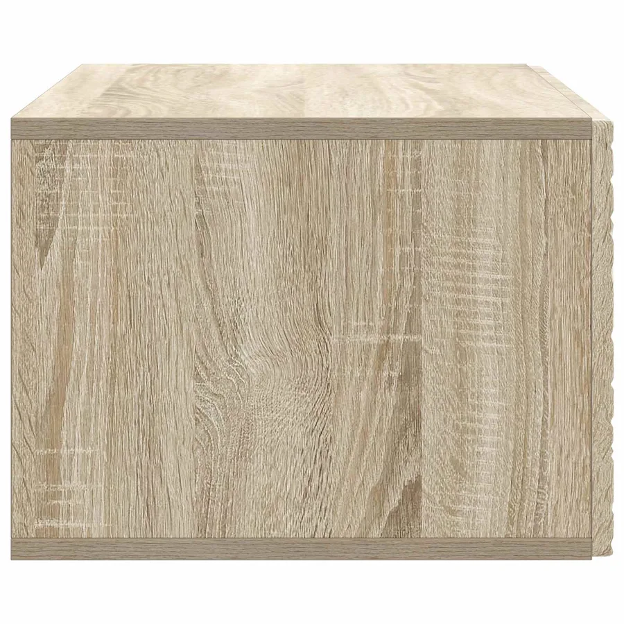 Meuble TV mural 98 x 31 cm Chêne Sonoma Bois d'ingénierie - 6