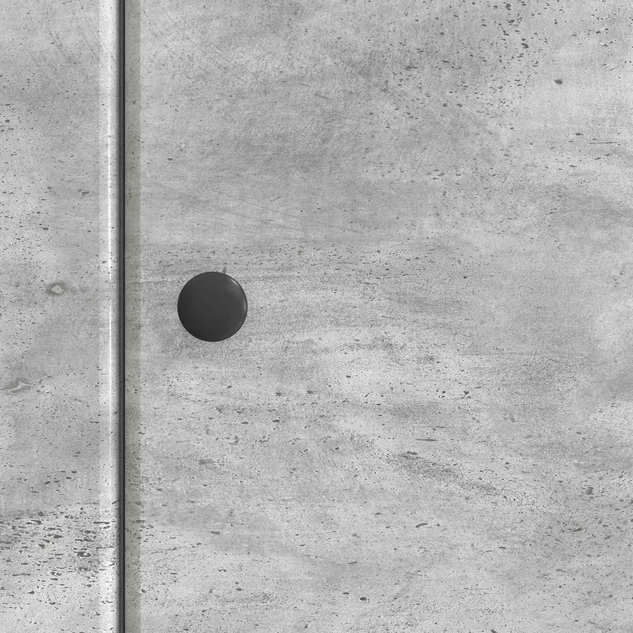 Meuble TV Gris béton 99 x 34,5 x 50 cm Bois d'ingénierie - 10