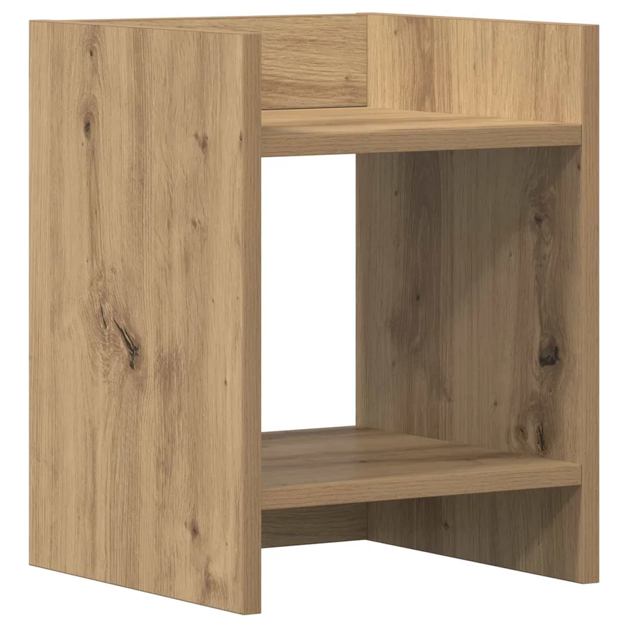 Support de Plante 2 pc Chêne Artisanal 30 x 30 x 40 cm - 5