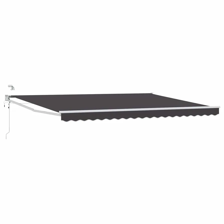 Auvent rétractable électrique Anthracite 5 x 3 m - 2