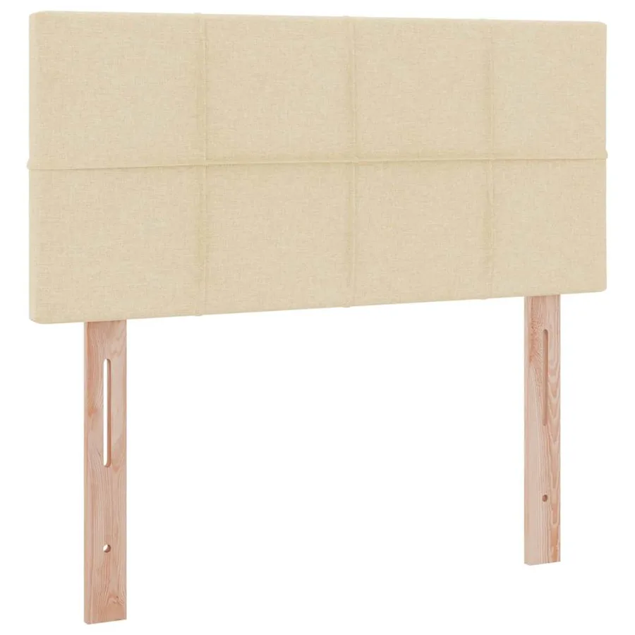 Lit avec rangement et matelas avec matelas Crème 90 x 200 cm - 9