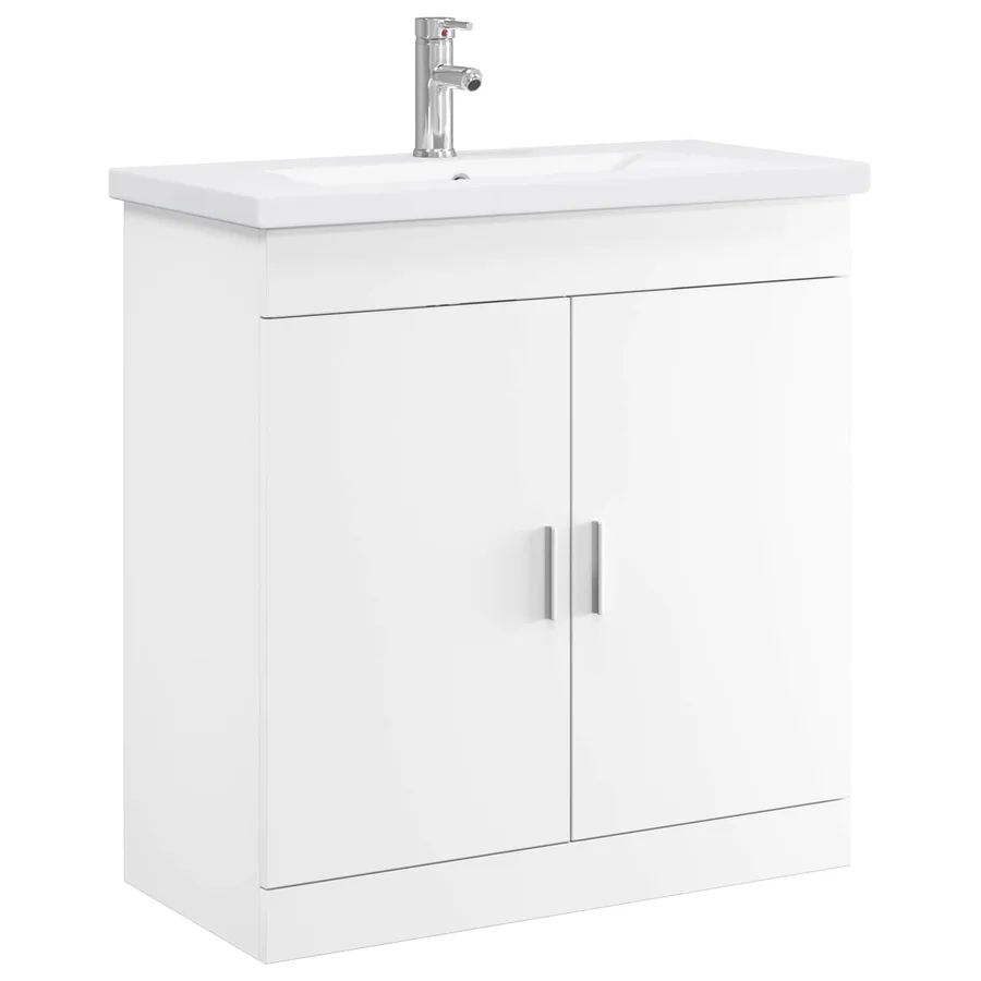 Ensemble de mobilier de salle de bain Blanc 81 x 40 x 84,5 cm - 2