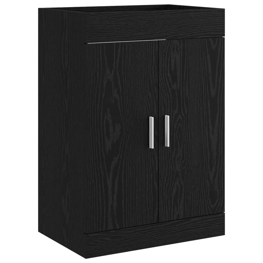 Ensemble de mobilier de salle de bain Chêne noir - 4