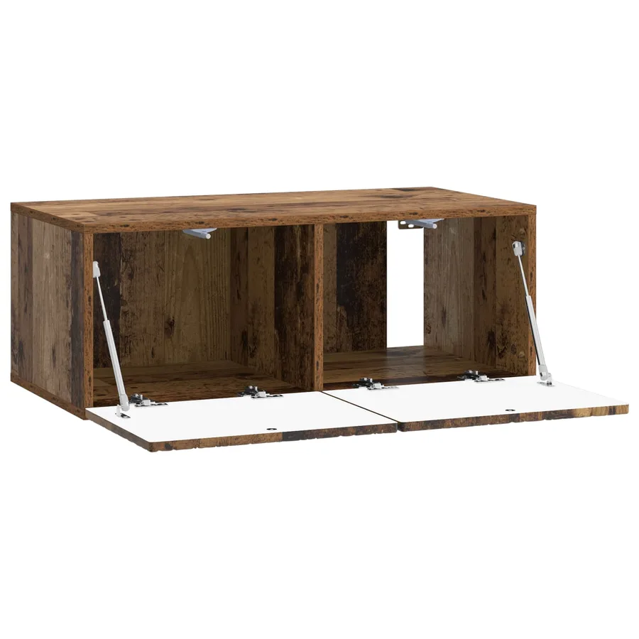 Meuble TV mural 59,5 x 31 cm Bois ancien Bois d'ingénierie - 4