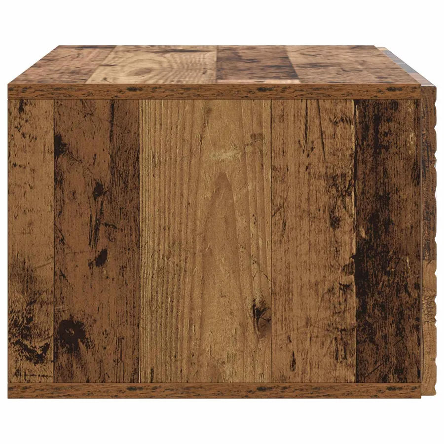 Meuble TV mural 59,5 x 31 cm Bois ancien Bois d'ingénierie - 6