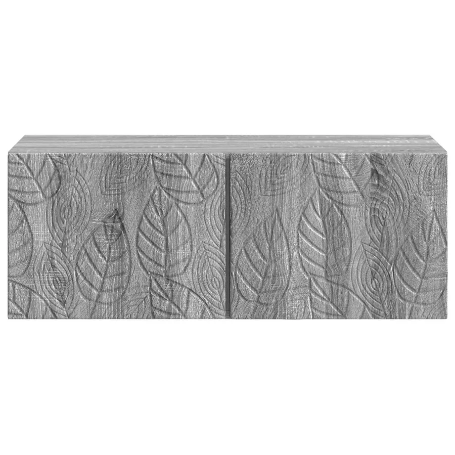Meuble TV mural 59,5 x 31 cm Sonoma gris Bois d'ingénierie - 5