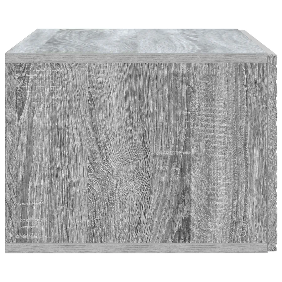 Meuble TV mural 59,5 x 31 cm Sonoma gris Bois d'ingénierie - 6