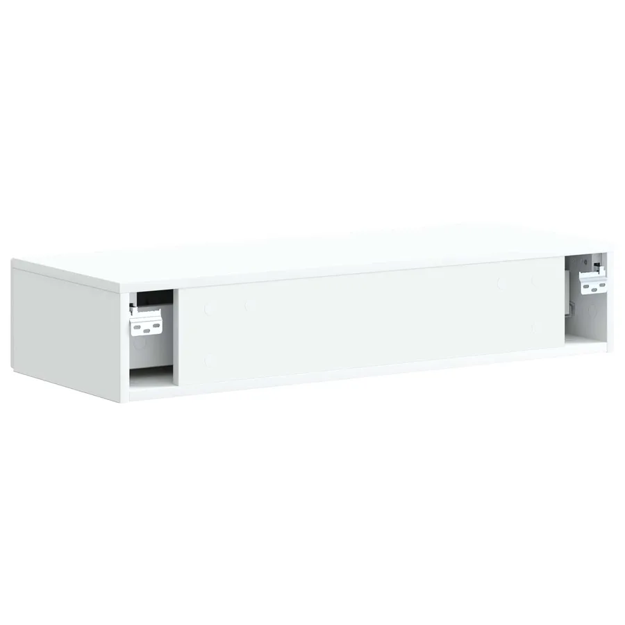 Table d'appoint murale Blanc 87,5 x 34,5 x 17 cm - 7
