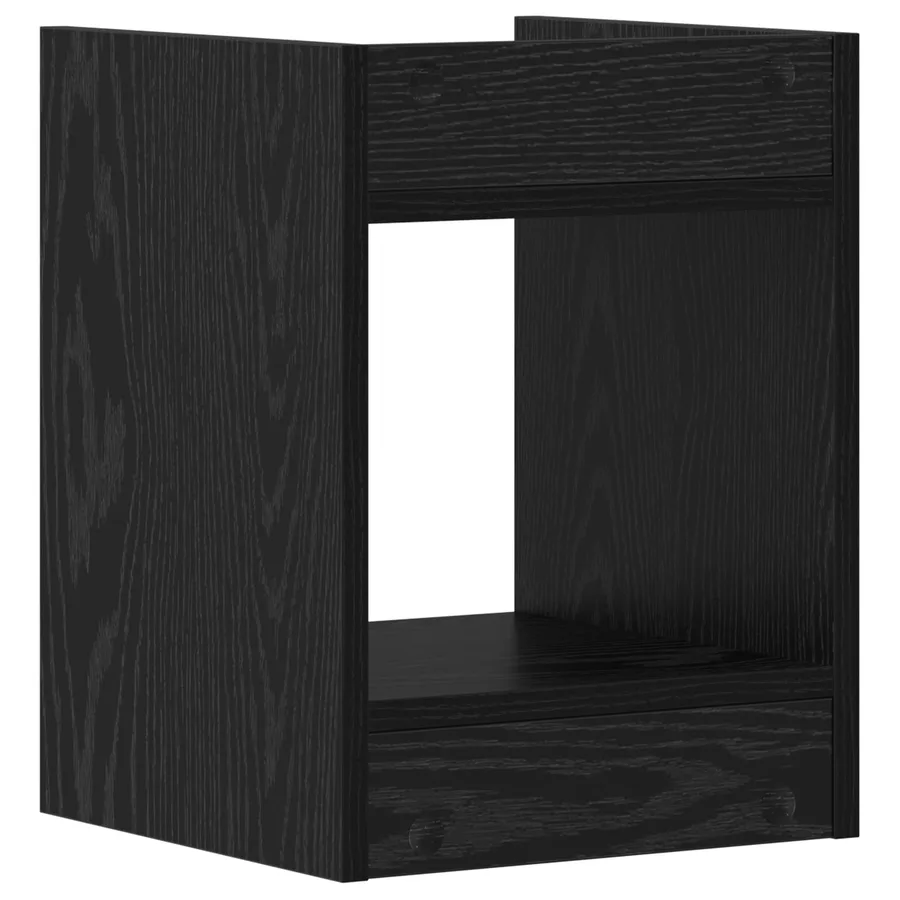 Support de Plante Chêne Noir 30 x 30 x 40 cm Bois d’ingénierie - 7