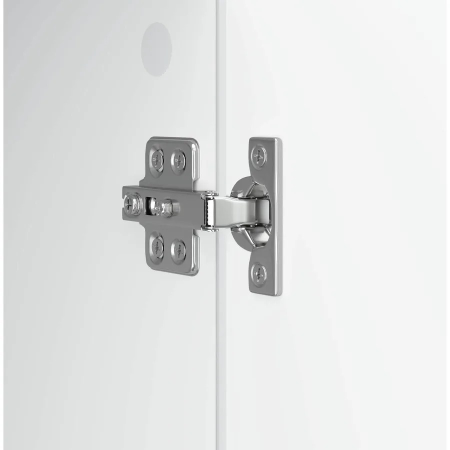 Meuble TV Blanc 99 x 34,5 x 47 cm Bois d'ingénierie - 9