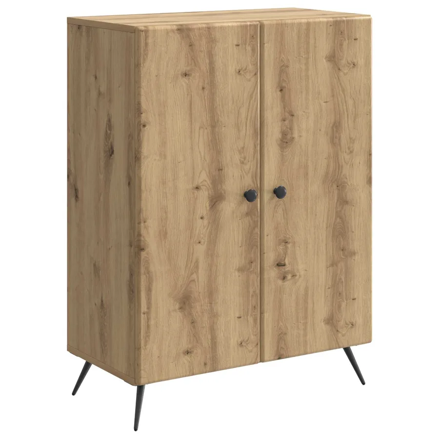 Buffet Chêne artisanal 66 x 34,5 x 90 cm Bois d'ingénierie - 2