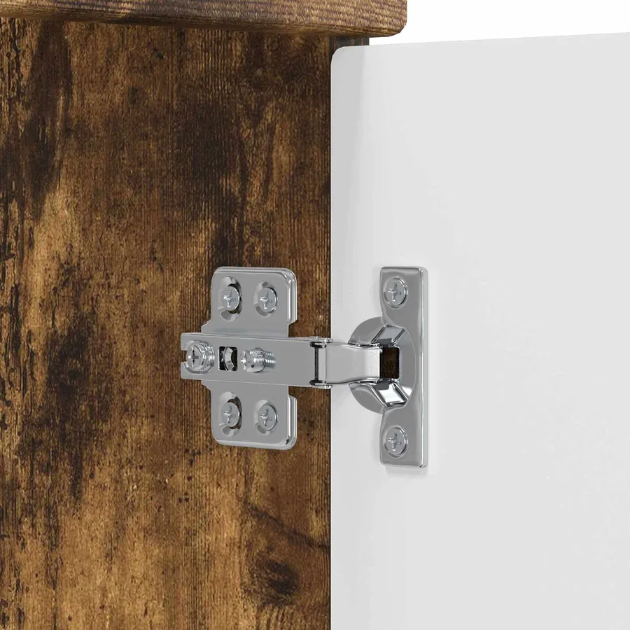 Ensemble de mobilier de salle de bain Chêne fumé - 10