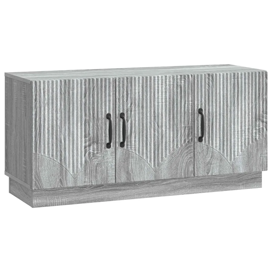 Meuble TV Sonoma gris 99 x 34,5 x 47 cm Bois d'ingénierie - 2