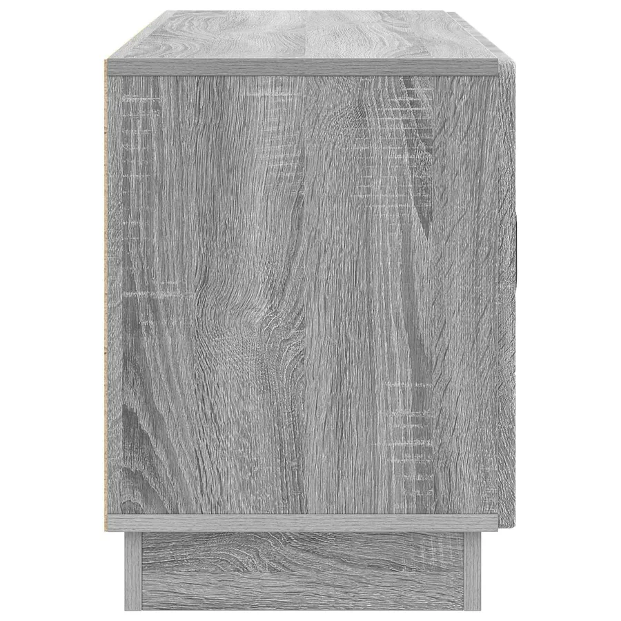 Meuble TV Sonoma gris 99 x 34,5 x 47 cm Bois d'ingénierie - 7