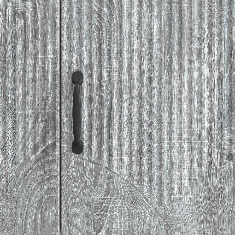 Meuble TV Sonoma gris 99 x 34,5 x 47 cm Bois d'ingénierie - 8