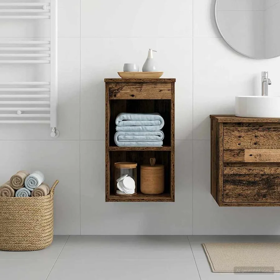 Meuble de Salle de Bain In-between Bois ancien 30 x 35 x 50 cm