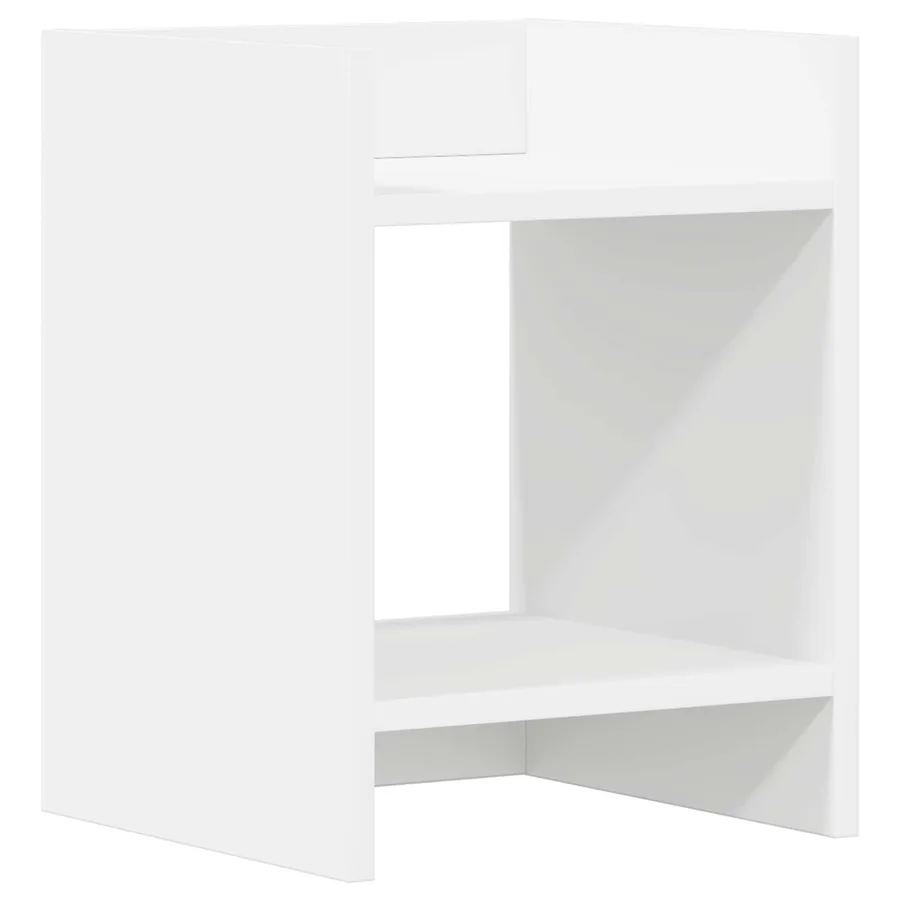 Support de Plante Blanc 30 x 30 x 40 cm Bois d’ingénierie - 2