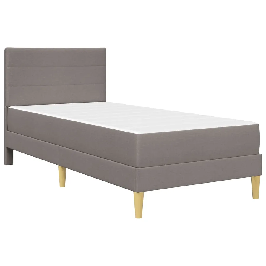 Cadre de lit Taupe 80 x 200 cm Polyester - 3