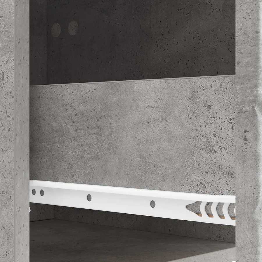 Table d'appoint murale 2 pcs Gris béton 34,5 x 33 x 20 cm - 8