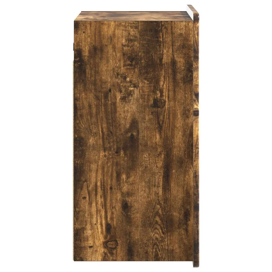 Armoire Murale Chêne fumé 59 x 31 x 64 cm Bois d'ingénierie - 5