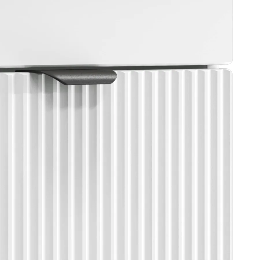 Ensemble de mobilier de salle de bain Blanc 56 x 37,5 x 81 cm - 9