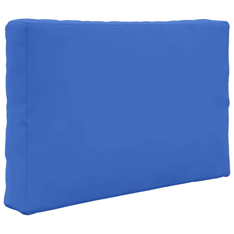 Coussin de canapé d'extérieur 3 pcs Bleu royal Polyester - 5