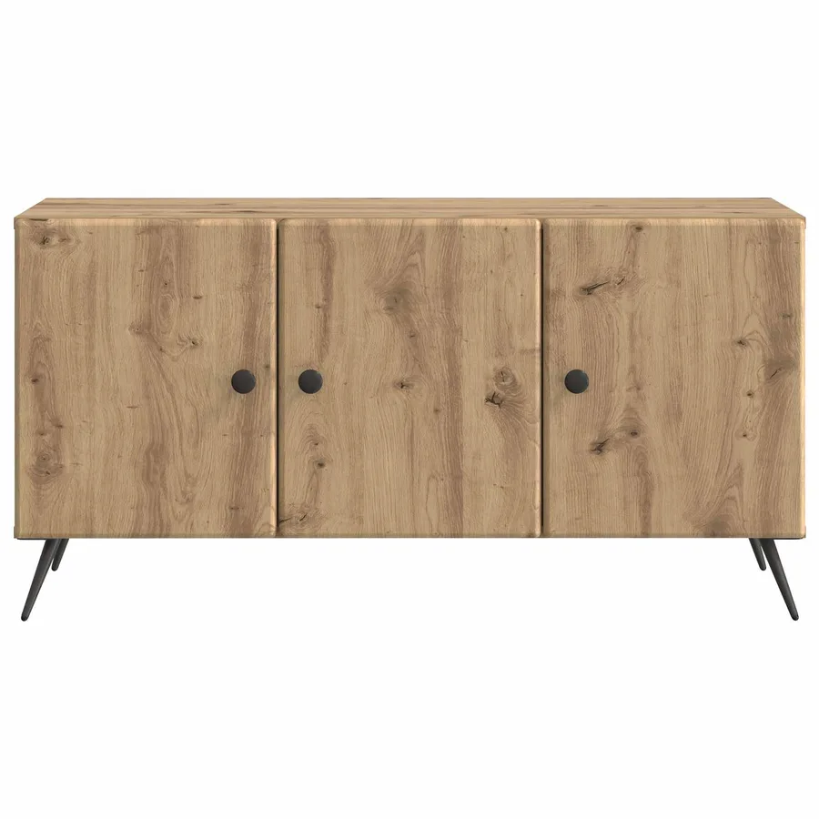 Meuble TV 99 x 34,5 x 50 cm Chêne artisanal Bois d'ingénierie - 6