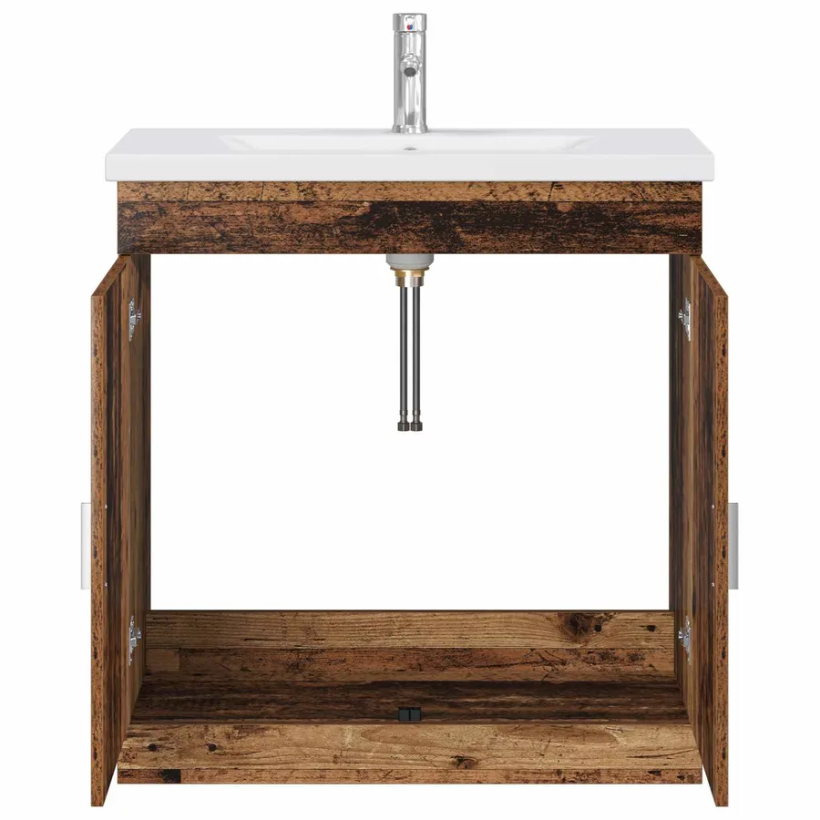 Ensemble de mobilier de salle de bain Bois ancien - 3