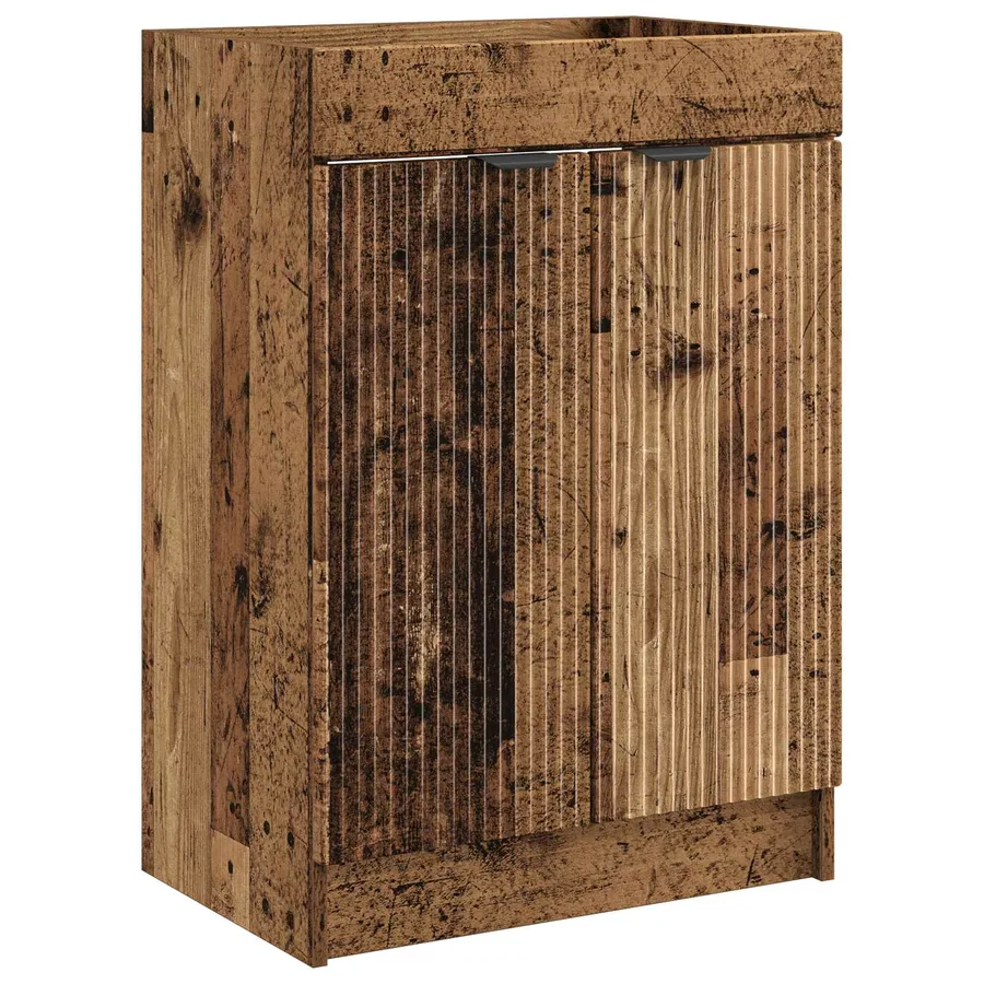 Ensemble de mobilier de salle de bain Bois ancien - 4