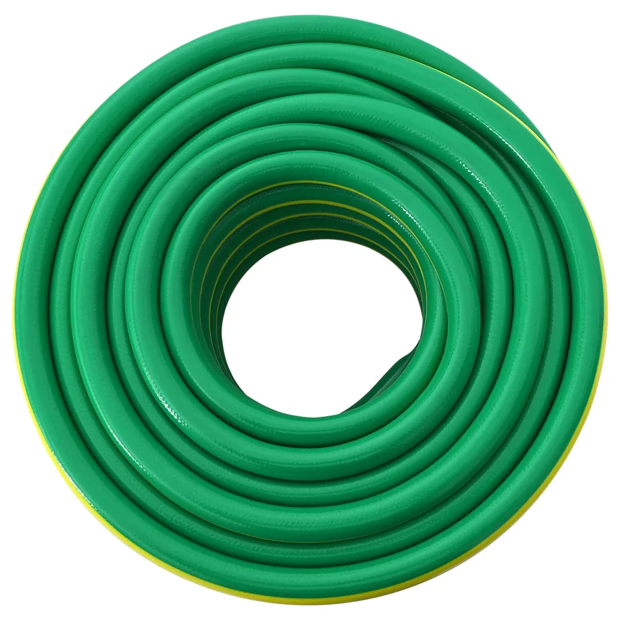 Tuyau de jardin 5 couches Vert et jaune 1" 10 m PVC - 3