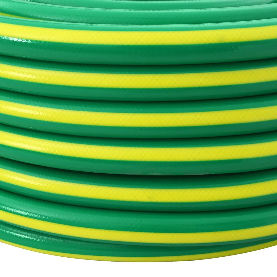 Tuyau de jardin 5 couches Vert et jaune 1" 10 m PVC - 4