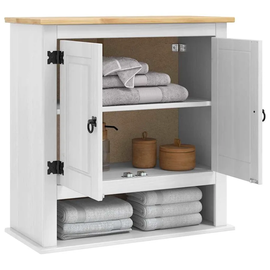 Armoire suspendue Corona Blanc 70 x 33 x 71,5 cm - 3