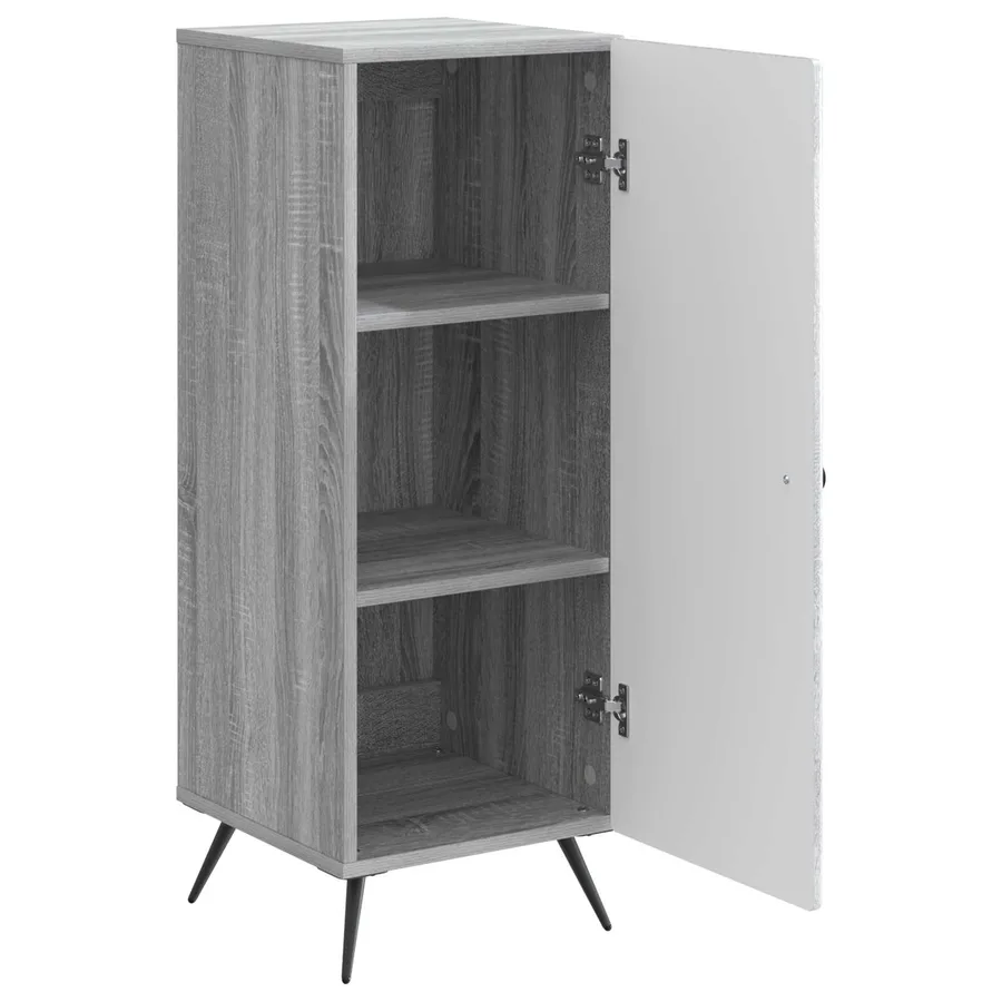 Buffet Sonoma gris 33 x 34,5 x 90 cm Bois d'ingénierie - 5