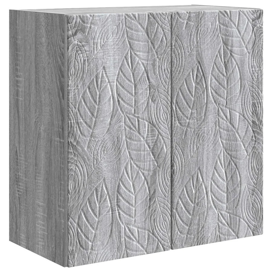 Armoire Murale Sonoma gris 59 x 31 x 60 cm Bois d'ingénierie - 2
