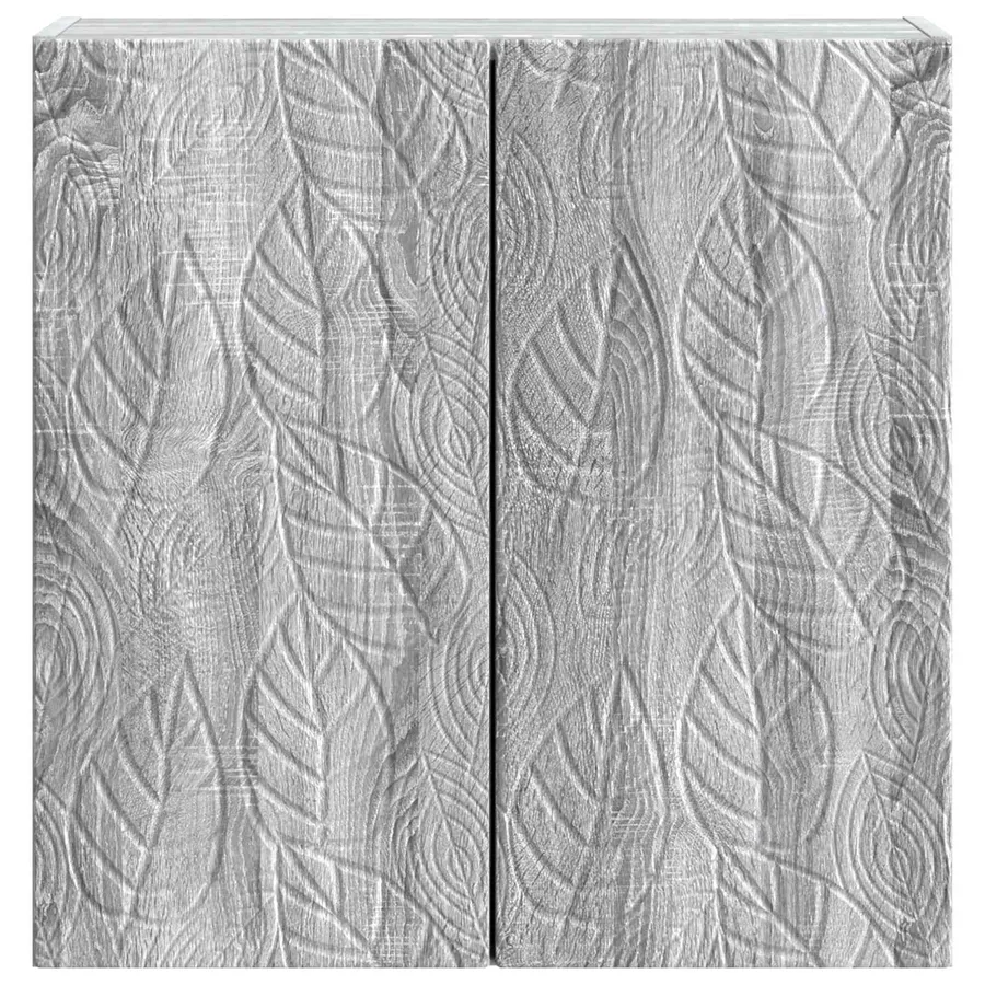 Armoire Murale Sonoma gris 59 x 31 x 60 cm Bois d'ingénierie - 4