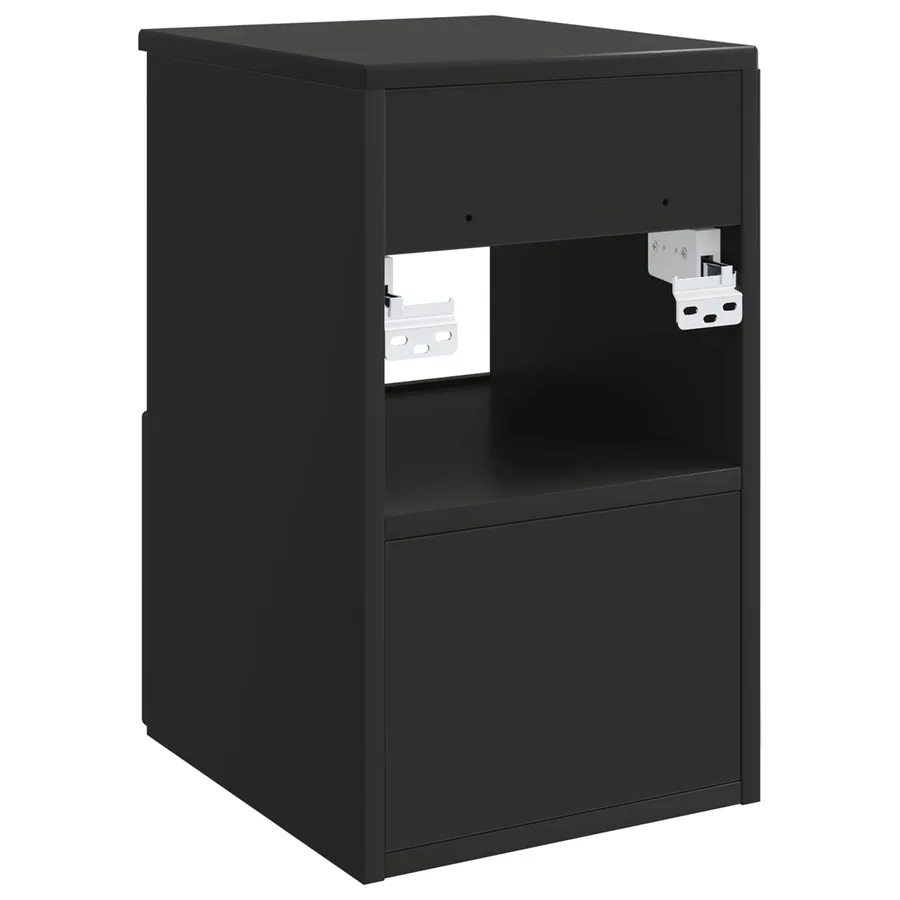 Armoire de salle de bain Noir 30 x 44,5 x 50 cm - 7