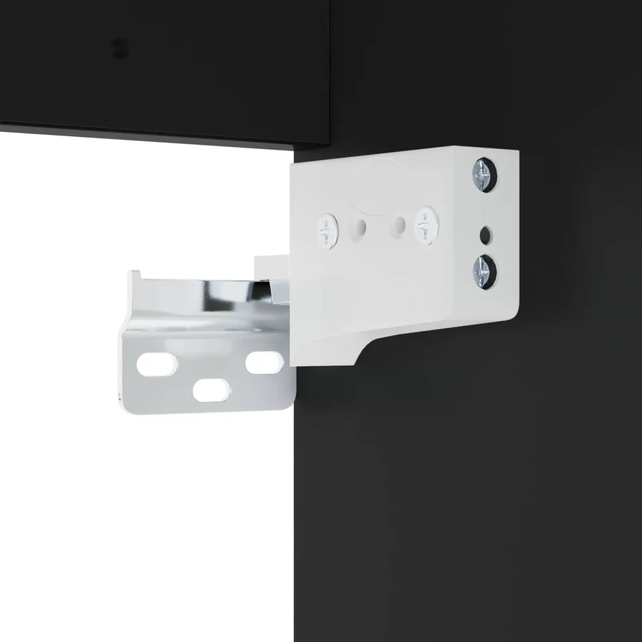Armoire de salle de bain Noir 30 x 44,5 x 50 cm - 9
