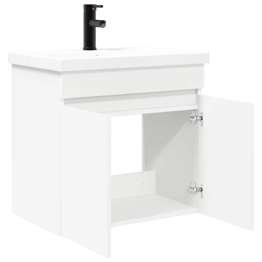 Meuble de salle de bain avec robinet Blanc 61 x 40 x 74,5 cm - 4